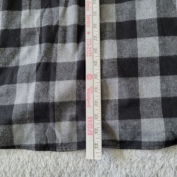 Design In Italy Shirt Mens 4XL Blue Flannel Plaid Luxury Collared Button Down - Picture 8 of 11